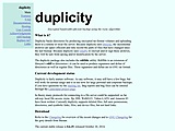 duplicity